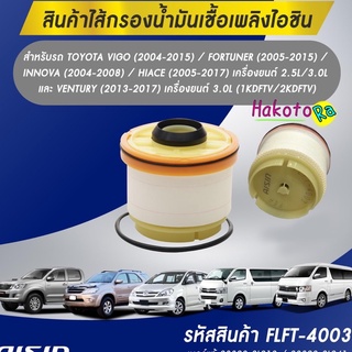 กรองโซล่า AISIN รหัส FLFT-4003 Toyota Vigo, Fortuner Commuter,INNOVA 2.5 Isuzu all new D-max 2.5/3.0 MU-X TRITON 2.4