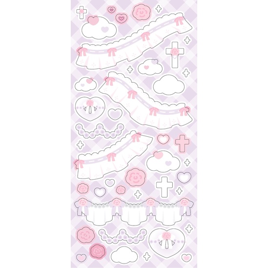 rose lace sticker สติกเกอร์ไดคัท | Shopee Thailand