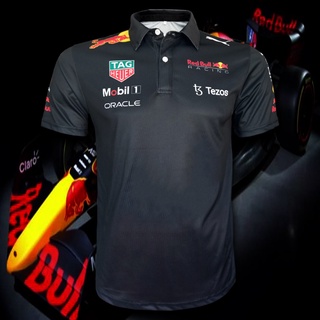 เสื้อโปโล Polo Shirt F1 Red Bull Racing เสื้อโปโลฟอร์มูลาวัน ทีม เรดบูล เรสซิ่ง #FM0054 ไซส์ S-5XL