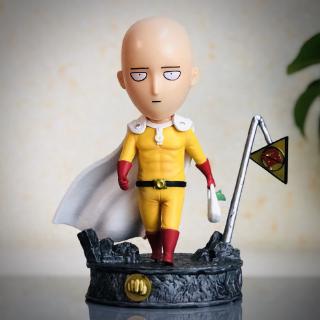 One Punch Man รูป gk DT ไซตามะครูร้านขายของชำช้อปปิ้งรุ่น Q หัวโล้นร่างเต็มตัวโมเดล SD