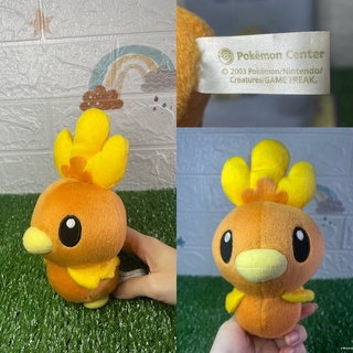 ตุ๊กตาอาชาโม โปเกม่อน Tochic Pokémon ป้าย Pokemon Center 2003