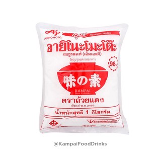 ภาพขนาดย่อของสินค้าผงชูรส อายิโนะโมะโต๊ะ 1 kg.  Ajinomoto Umami ผงปรุงรส