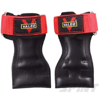 VALEO สแตรปส์รัดข้อมือยกน้ำหนัก แบบหนัง รุ่น Leather handle