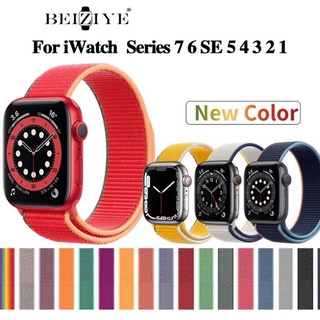 สายนาฬิกา ชนิดไนลอน สำหรับ iwatch series 7 iWatch 38 มม. 40 มม. 41 มม.42 มม. 44 มม. 45 มม.iwatch series 6 SE 5 4 3 2 1