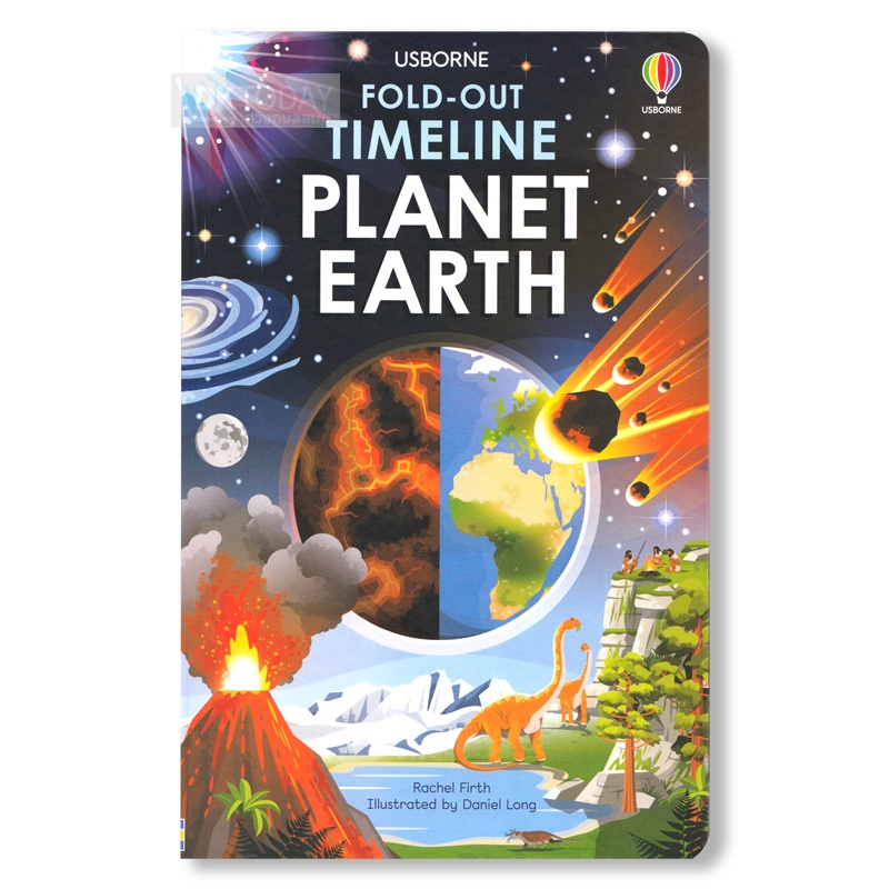 dktoday-หนังสือ-usborne-fold-out-timeline-of-planet-earth