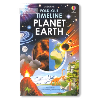 DKTODAY หนังสือ USBORNE FOLD-OUT TIMELINE OF PLANET EARTH