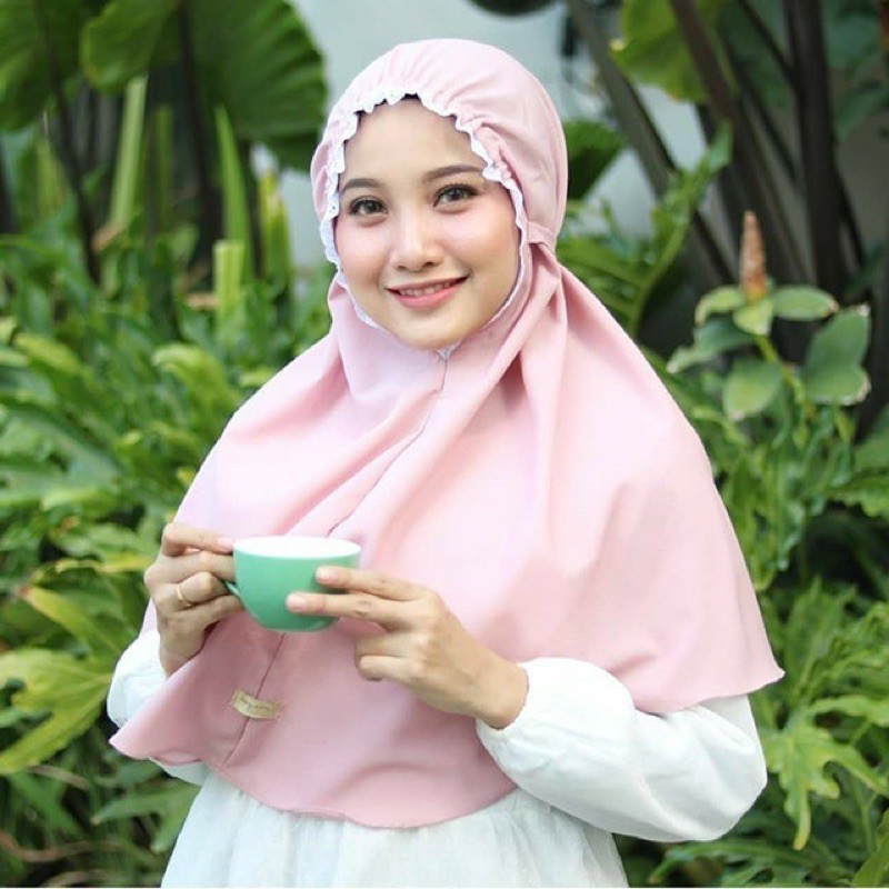 จ่ายเงินปลายทาง-hijab-bergo-เชือกลูกไม้-hijab-instant-diamond-crepe-พรีเมี่ยม