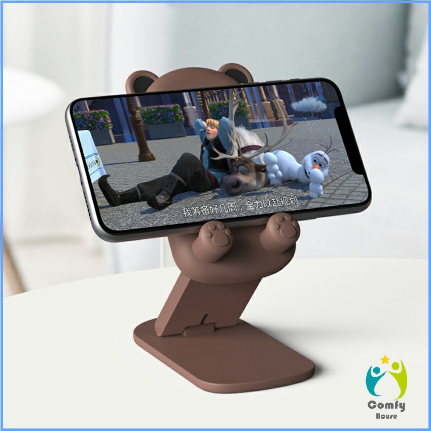 comfy-ที่วางโทรศัพท์มือถือหน้าการ์ตูน-แท่นวางปรับมุมได้-พร้อมส่ง-mobile-phone-holder