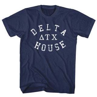 เสื้อยืด พิมพ์ลายสัตว์ Delta Chi Fraternity สไตล์ยุโรป คลาสสิก สีน้ําเงินเข้ม สําหรับผู้ชายสามารถปรับแต่งได้