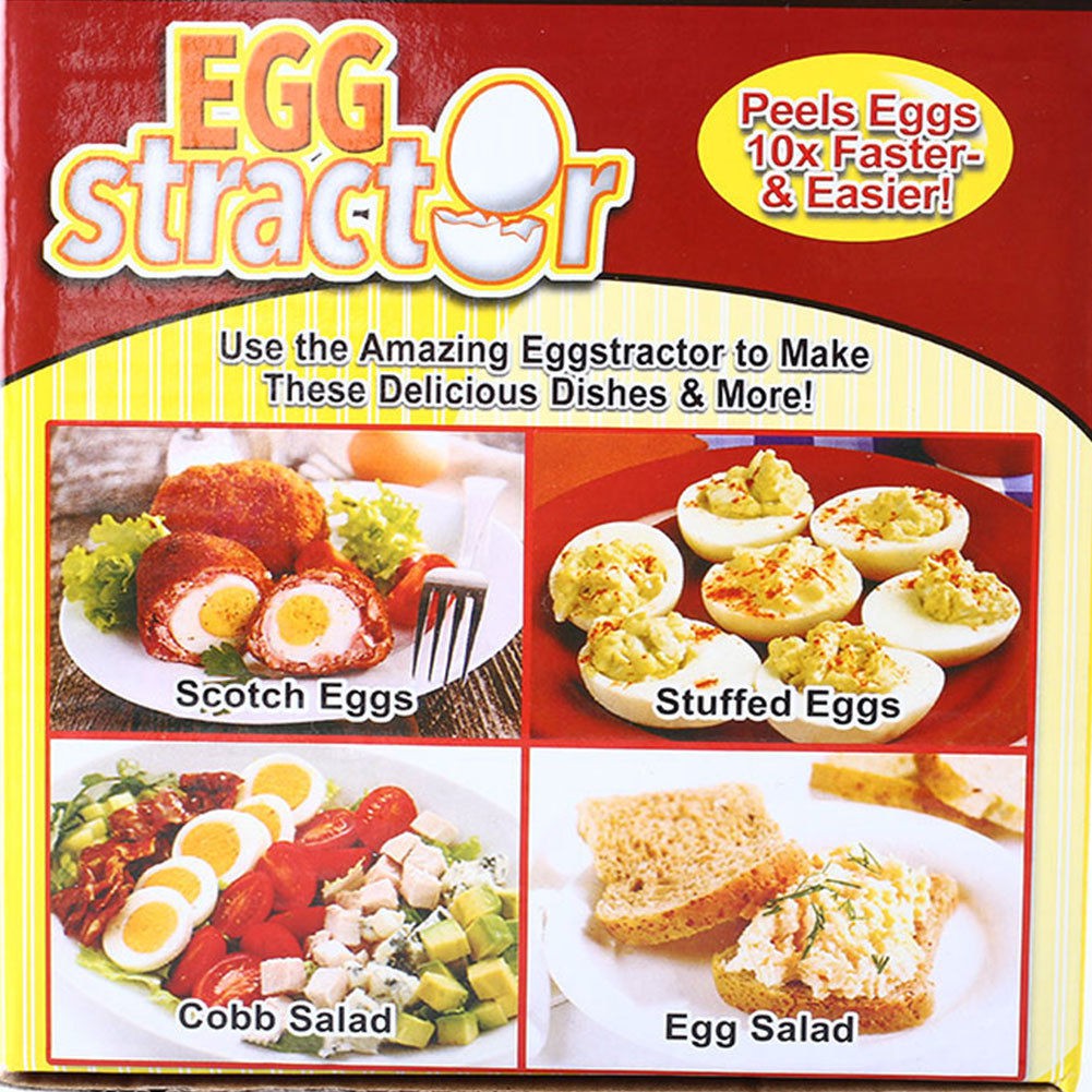 อุปกรณ์ปอกเปลือกไข่ต้มที่ปอกเปลือกไข่