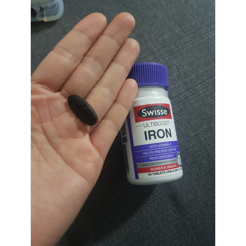 8522-บำรุงเลือด-swisse-ultiboost-iron-supplement-30cap-ธาตุเหล็ก-บำรุงเลือด-วิตามิน-vitamin-โลหิตจาง-เหน็บชา-ธาตุเห