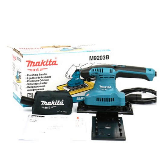 โฉมใหม่-makita-เครื่องขัดกระดาษทราย-สั่น-ผืนผ้า-รุ่น-m9203b