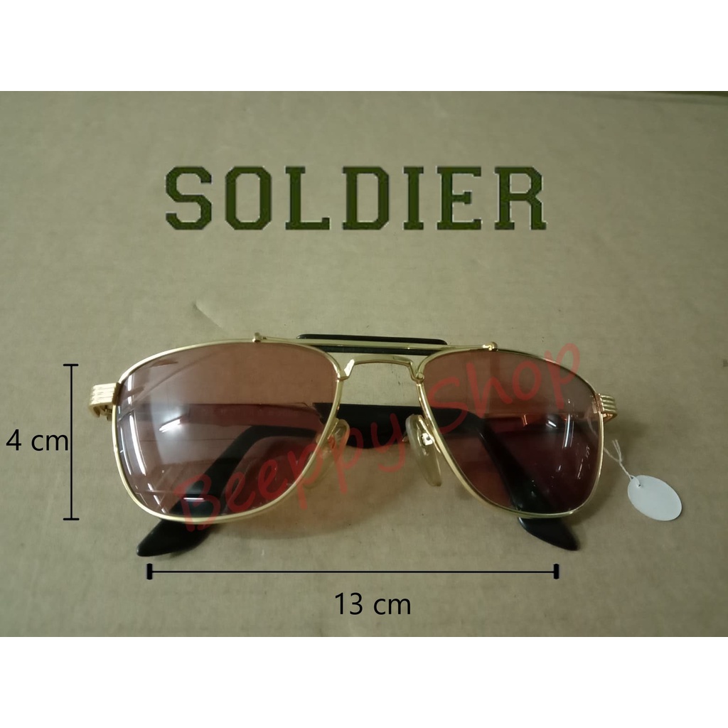 แว่นตา-soldier-รุ่น-m-4098-แว่นตากันแดด-แว่นตาวินเทจ-แฟนชั่น-แว่นตาผู้ชาย-แว่นตาวัยรุ่น-ของแท้