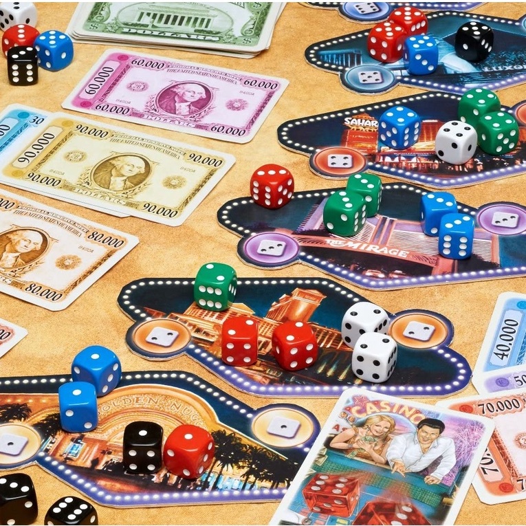 ภาพหน้าปกสินค้าLas Vegas ลาสเวกัส ดินแดนแห่งการเสี่ยงโชค  (EN/KR Version) board game บอร์ดเกม จากร้าน boxandbrewboardgames บน Shopee