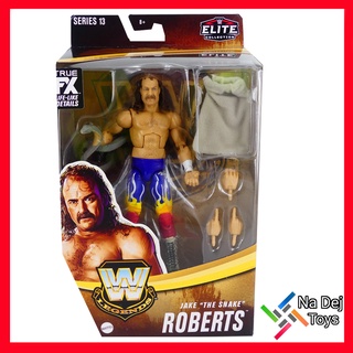 Mattel WWE Elite Jake The Snake Robert  6" Figure มวยปลํ้า อิลิท เจค ดิ สเนค โรเบิร์ต ค่ายแมทเทล ขนาด 6 นิ้ว ฟิกเกอร์