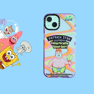 Casetify เคสโทรศัพท์ซิลิโคน TPU ลาย SpongeBob Patrick Star สําหรับ For iPhone 7 8 Plus X XS XR 11 12 13 Mini Pro Max SE 2020