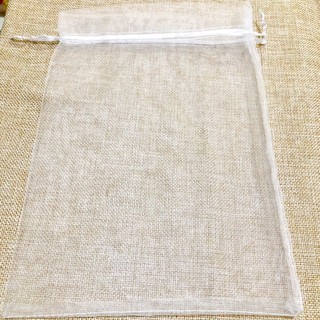 ถุงผ้าแก้ว ใส่ของขวัญ ของชำร่วย 30x40cm 1แพ็ค (25ใบ) พร้อมส่ง