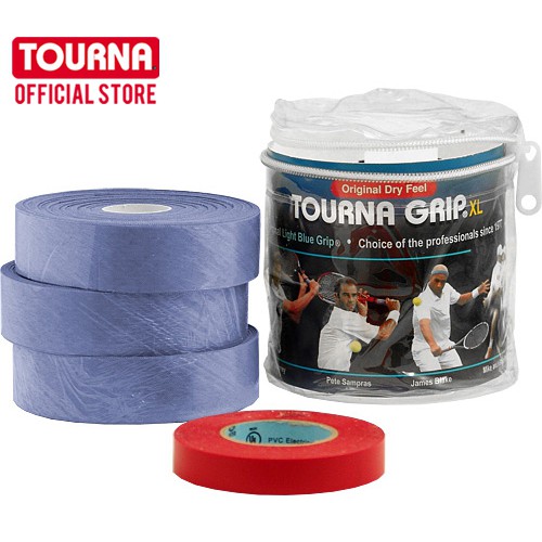 Tourna grip XL Original Dry Feel Tennis grip Tour Pack de 30
