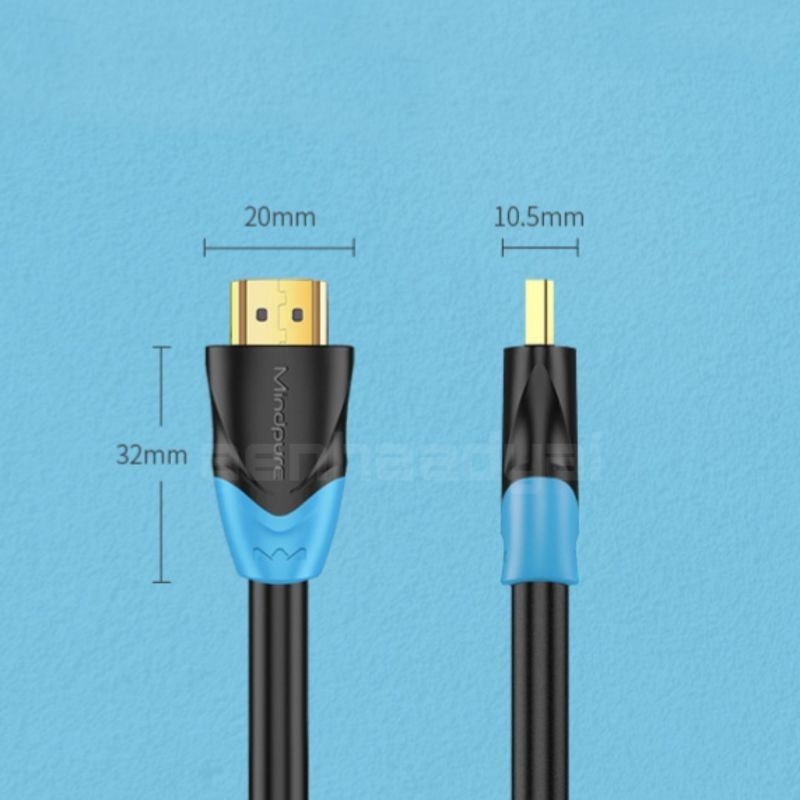 สาย-hdmi-mindpure-สายเคเบิ้ล-hdmi-cable-ยาว-0-5-เมตร-4k-hdmi-2-0