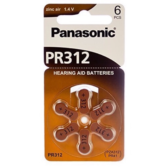 ของแท้-ผลิตในเยอรมัน-ไม่ใช่ของจีน-ถ่านเครื่องช่วยฟัง-panasonic-เบอร์-312-exp04-2025