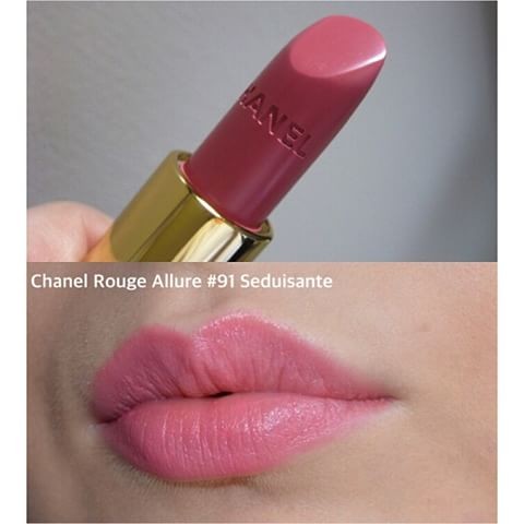 Chanel Rouge Allure Lipstick # 91 Seduisante | Shopee Thailand