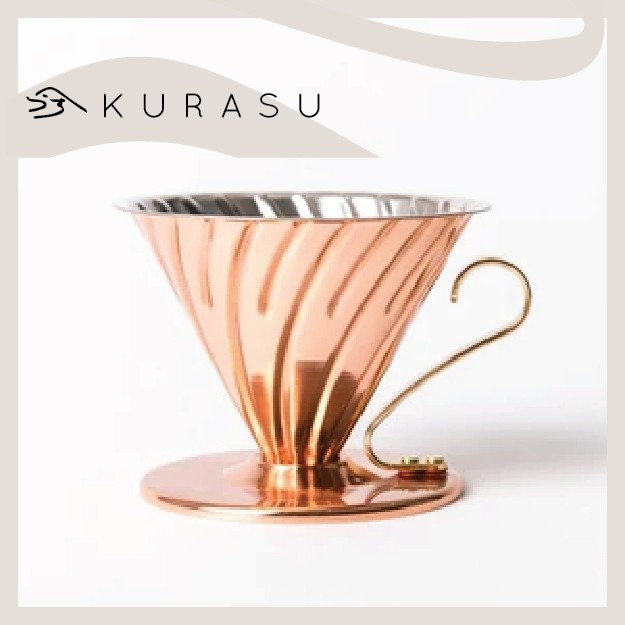 [KURASU] Hario V60 Copper Dripper 02 size Shopee Thailand