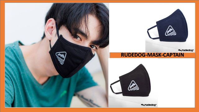 rudedog-หน้ากากผ้าของแท้-รุ่น-captain-สีดำ