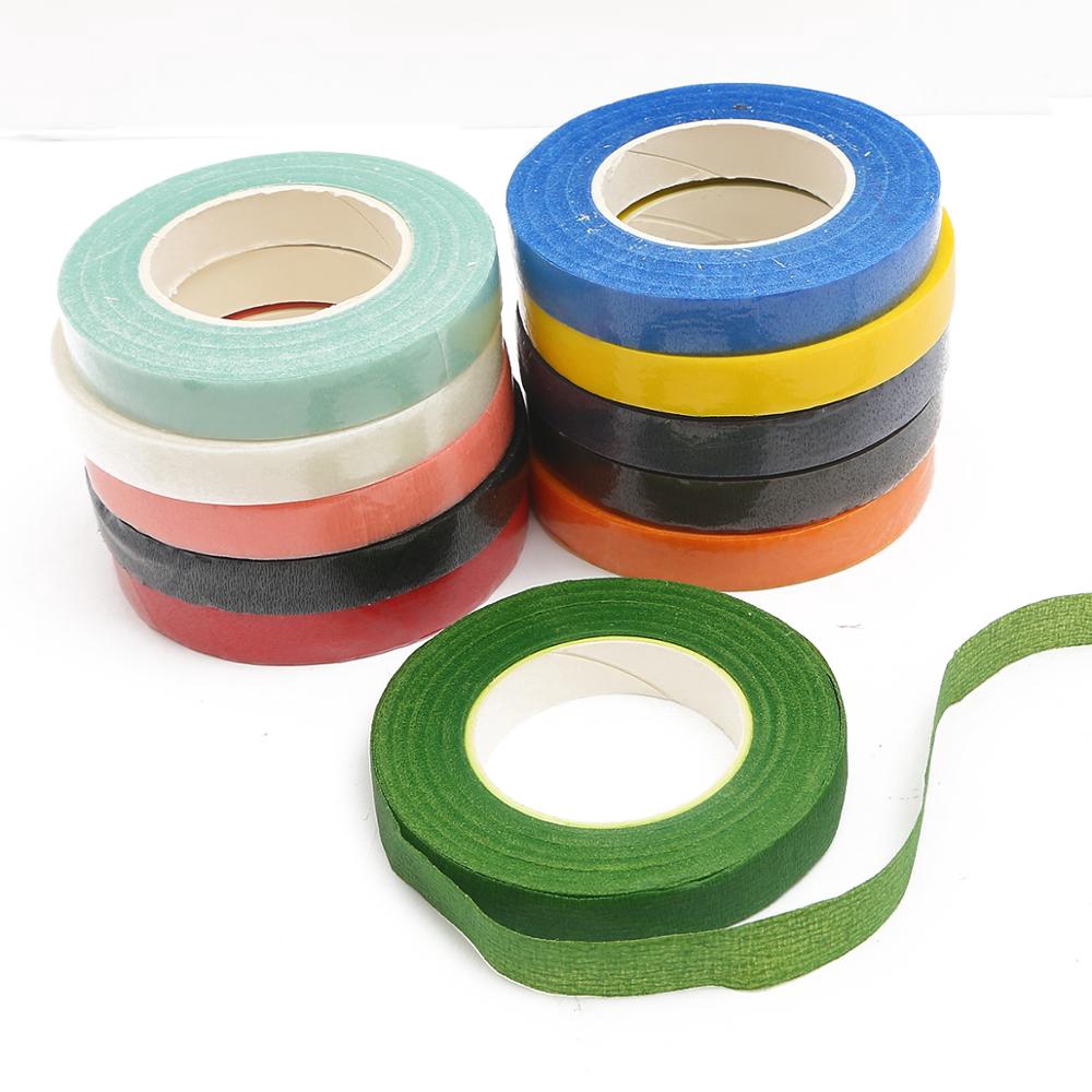 30-หลา-12-มม-ดอกไม้ประดิษฐ์-สเต็มเทป-เทปกาวในตัว-สีเขียว-กระดาษ-เทป-diy-ดอกไม้-งานฝีมือ-ตกแต่ง-ดอกไม้-สเต็ม-ห่อ-อุปกรณ์