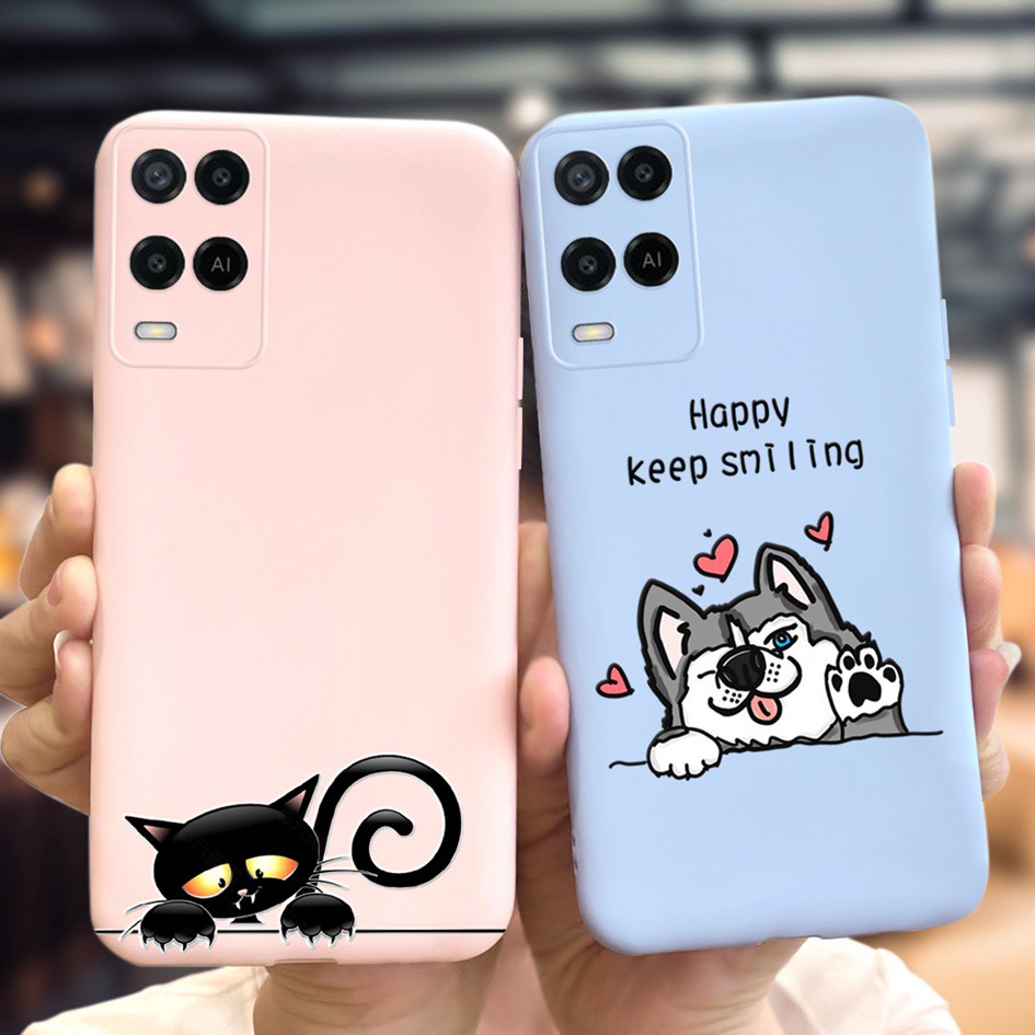 เคสโทรศัพท์ลายการ์ตูนเสือดาวสําหรับ-oppo-a54-2021-oppoa54-4g-cph2239