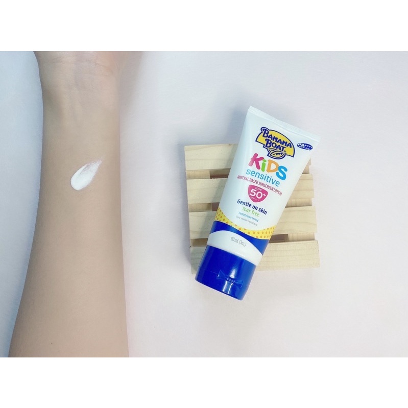 BANANA BOAT KIDS SENSITIVE MINERAL BASED SUNSCREEN LOTION SPF50+ PA++++ (KST22) https://lnwchill.com