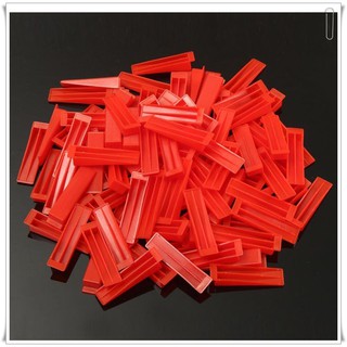 ลิ่มปูกระเบื้อง ลิ่มสีแดง 100ชิ้น