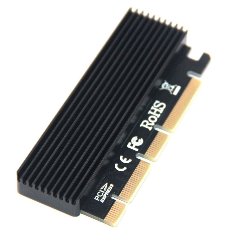 ภาพหน้าปกสินค้าอะแดปเตอร์ขนาด M . 2 NVME SSD NGFF To PCIe 3.0 x 16 จากร้าน hdhfids.th บน Shopee