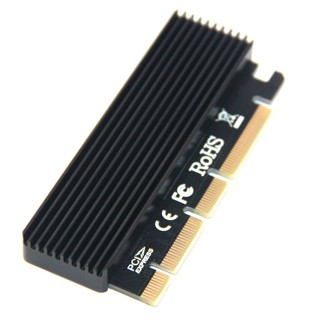 ภาพขนาดย่อของภาพหน้าปกสินค้าอะแดปเตอร์ขนาด M . 2 NVME SSD NGFF To PCIe 3.0 x 16 จากร้าน hdhfids.th บน Shopee