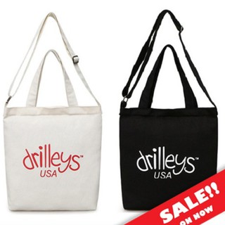ภาพหน้าปกสินค้า👝 กระเป๋าผ้า Drilleys USA ซึ่งคุณอาจชอบราคาและรีวิวของสินค้านี้