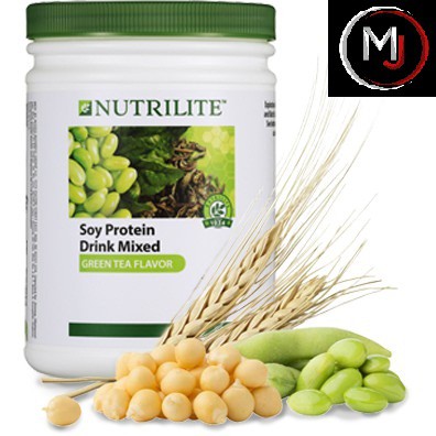 ภาพหน้าปกสินค้านิวทรีไลท์ออลแพลนท์โปรตีน 450 กรัม Nutrilite Protein soy plant Amway Greentea Mixed