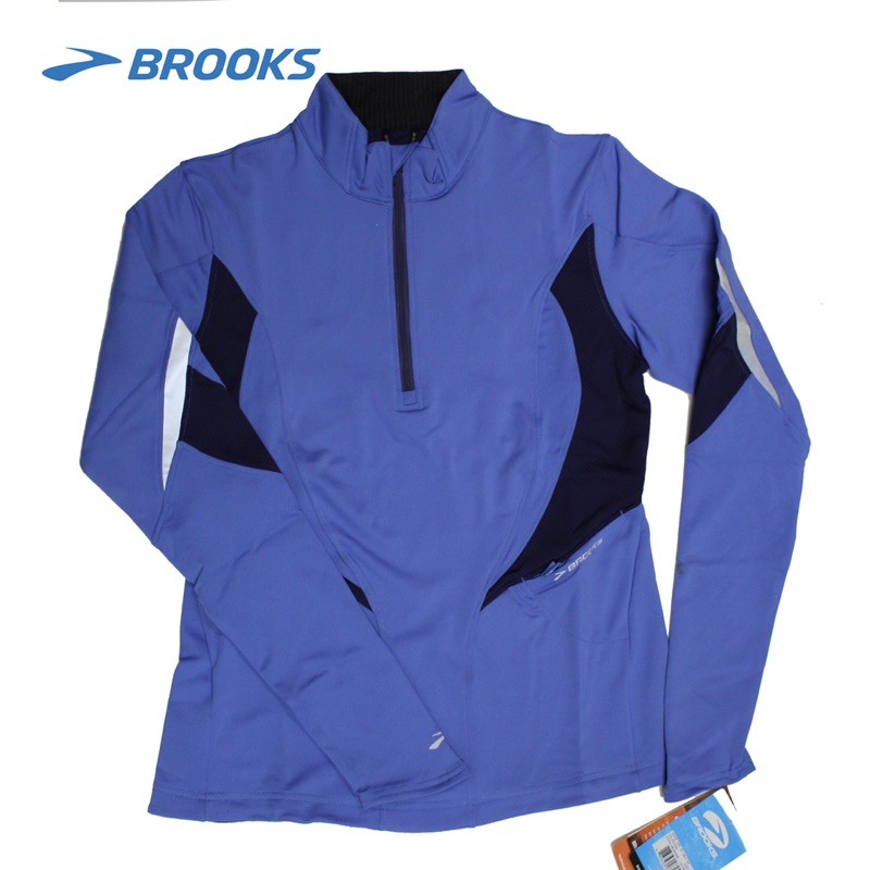 Brooks Womens M Shelter tech เสื้อแจ็คเก็ตวิ่งน้ําหนักเบา LWL830483 ...