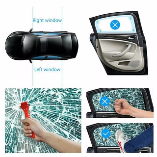 ค้อนทุบกระจกรถยนต์ ไว้ใช้ในรถยนต์ เมื่อมีเหตุฉุกเฉิน เช่น รถตกน้ำ หรือเกิดอุบัติเหตุต่างๆ วัสดุมีความแข็งแรง ทนทาน