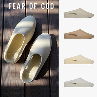 พร้อมส่ง Fear Of God FOG รองเท้าแตะลําลอง พื้นหนา เหมาะกับใส่กลางแจ้ง สําหรับผู้ชาย