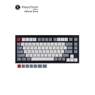 ภาพหน้าปกสินค้าKeychron keycap PBT Retro Set OEM XDA profile (italic version) คีย์ภาษาไทย K2 Q1 ที่เกี่ยวข้อง