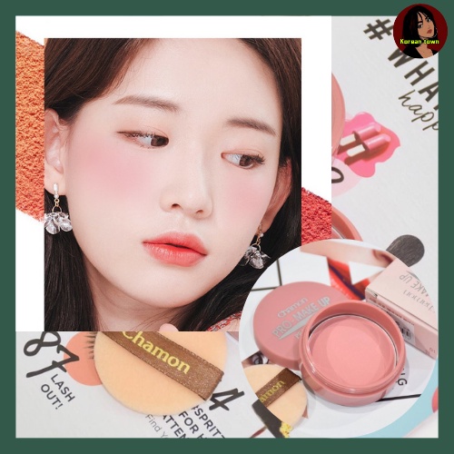 chamon-pro-make-up-blusher-บลัชออนปัดแก้มเนื้อแมท-แก้มดูใสๆ-เป็นธรรมชาติ-ปัดง่ายใช้ได้กับทุกสีผิว-100