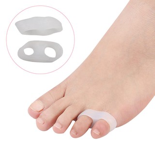 สินค้า ซิลิโคนสวมนิ้วเท้านิ้วก้อยแก้อาการนิ้วเท้าเอียง (1 คู่)