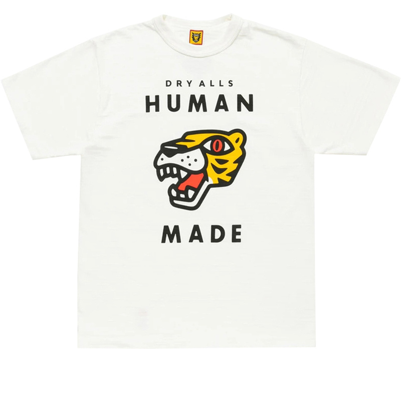 เสื้อยืดโอเวอร์ไซส์เสื้อยืดคอกลม-แขนสั้น-พิมพ์ลายหัวเสือ-human-made-by-nigos-3xl