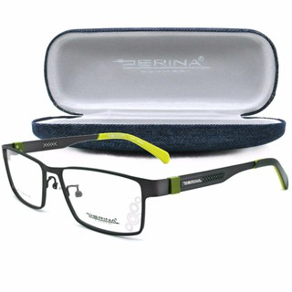 ZERINA แว่นตา รุ่น 9961 C-9 สีเทาเข้ม Stainless Steel Combination