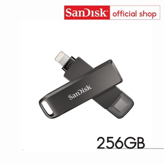 ภาพหน้าปกสินค้าSanDisk iXpand Flash Drive Luxe 256G (SDIX70N-256G-GN6NE) แฟลชไดรฟ์2in1ใช้สำหรับ iPhone และ USB Type-C ที่เกี่ยวข้อง