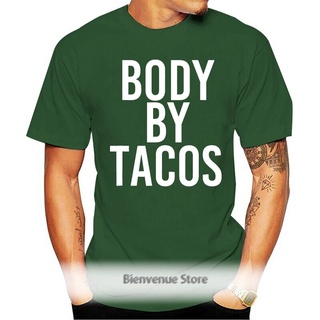 เสื้อยืด พิมพ์ลาย Body By Tacos ออกกําลังกาย ยิม F(3) สําหรับผู้ชาย