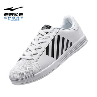 ERKE Original Super Style Black&amp;White สีดำ และ สีขาว รองเท้าผ้าใบ ได้ทั้งชาย-หญิง