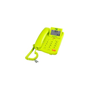 ภาพขนาดย่อของภาพหน้าปกสินค้าโทรศัพท์บ้าน ยี่ห้อ รีช รุ่น CID 723 สีเขียวเหลือง จากร้าน globalreach บน Shopee