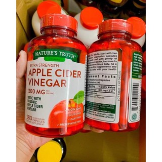 ภาพขนาดย่อของภาพหน้าปกสินค้าลดน้ำหนักอเมริกา Natures Truth (กระปุกแดง)Apple Cider Vinegar มี2แบบ ให้เลือก น้ำส้มสายชูหมักจากแอปเปิ้ล จากร้าน vitaminworlds บน Shopee ภาพที่ 5