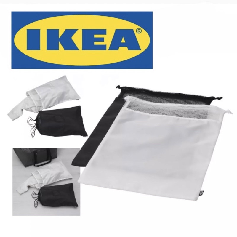 ถุงซักผ้าอเนกประสงค์แบรนด์-ikea-สุดคุ้มเซต-2-ถุง-พร้อมส่ง