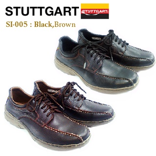 Stutttgart SI-005 รองเท้าหนังลำลองแบบผูกเชือกสำหรับสุภาพบุรุษ